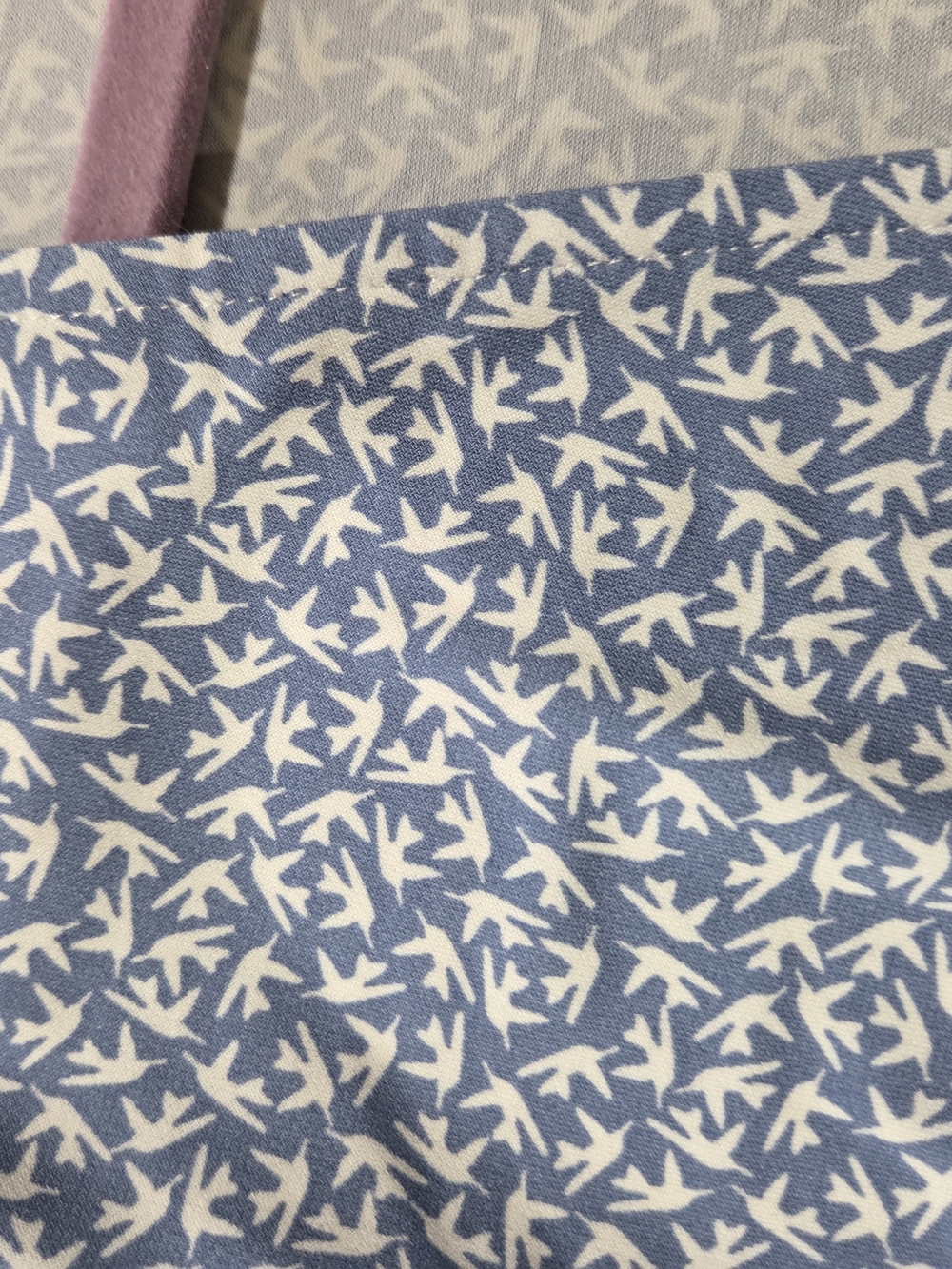 Leota Light Blue Bird Midi Dress - Size 1X - Picture 7 of 10